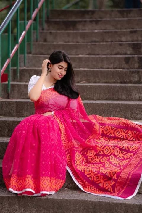 woman silk three piece